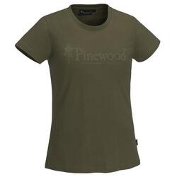 Pinewood T-Shirt Extérieur - Femmes - Chasse Olive