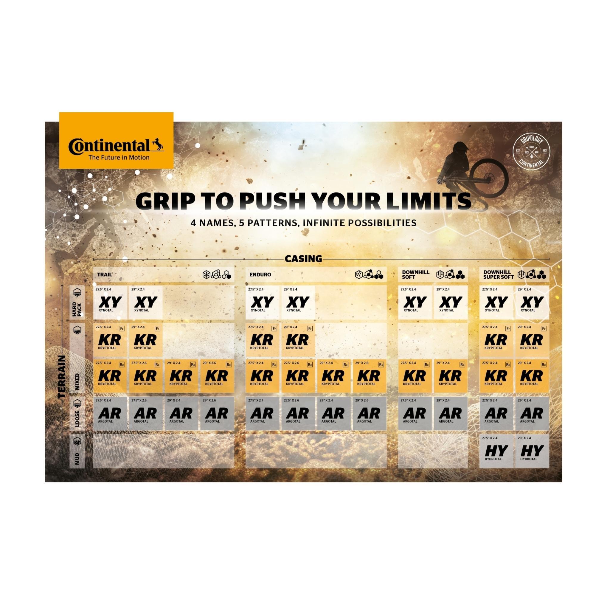Cubierta de bicicleta Continental Xynotal Downhill Soft 4/4
