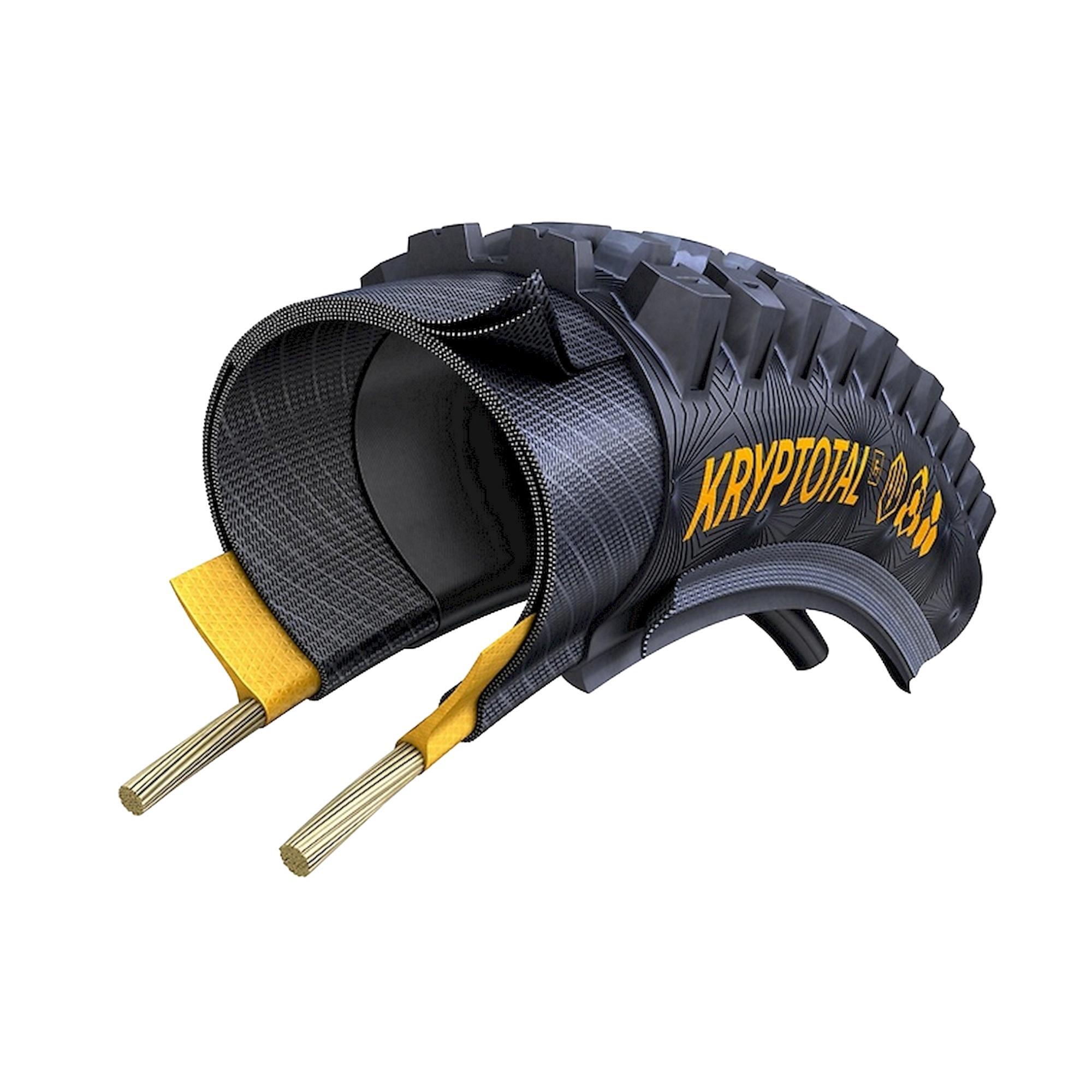 Cubierta de bicicleta Continental Xynotal Downhill Soft 3/4