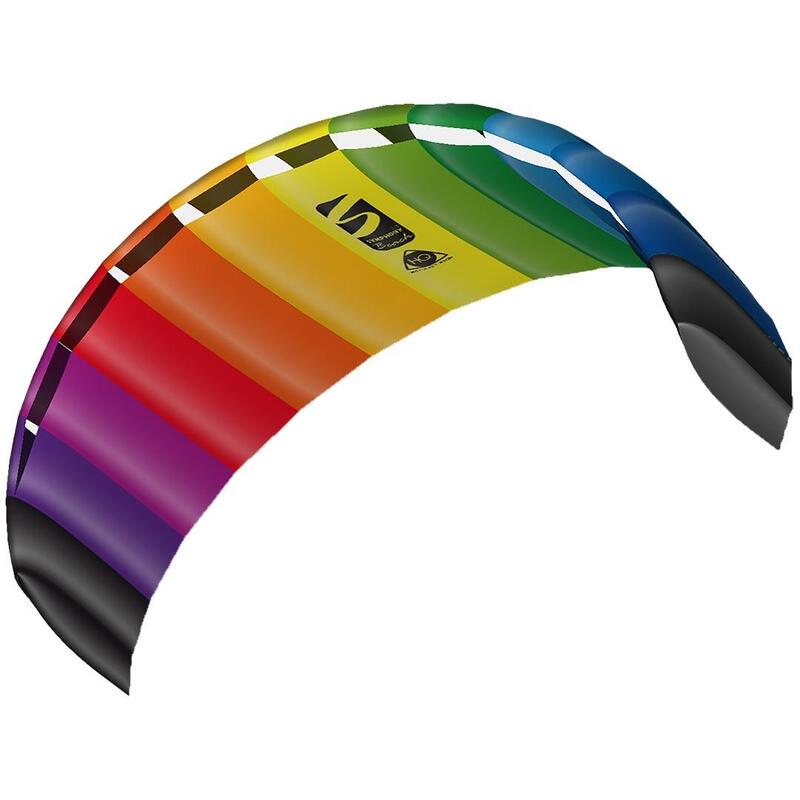HQ-Symphony Beach III 2.5 Rainbow, Lenkmatte|Lenkdrachen, ab 14 Jahren, 73x250cm