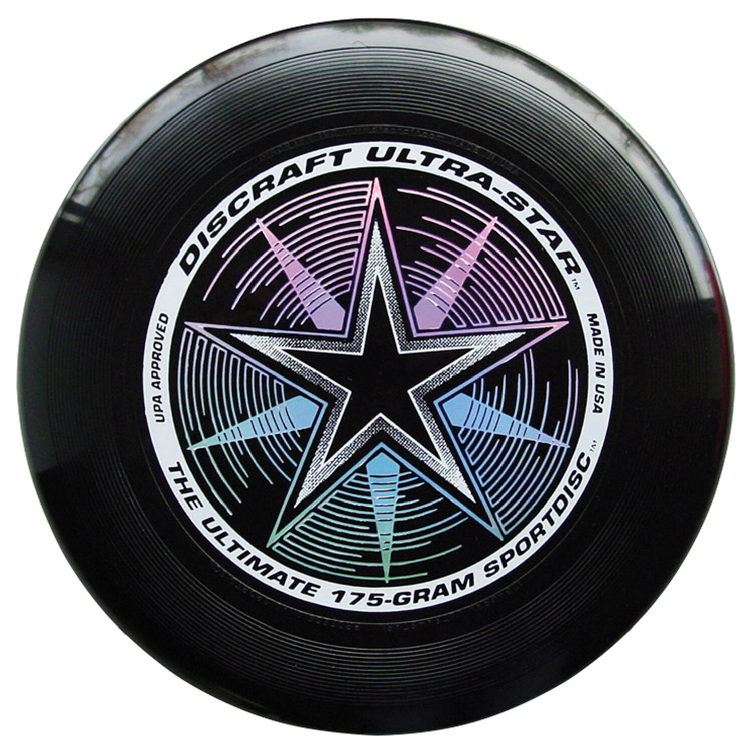 DISCRAFT FRISBEE DISCRAFT ULTRA-STAR ZWART 175 GRAM