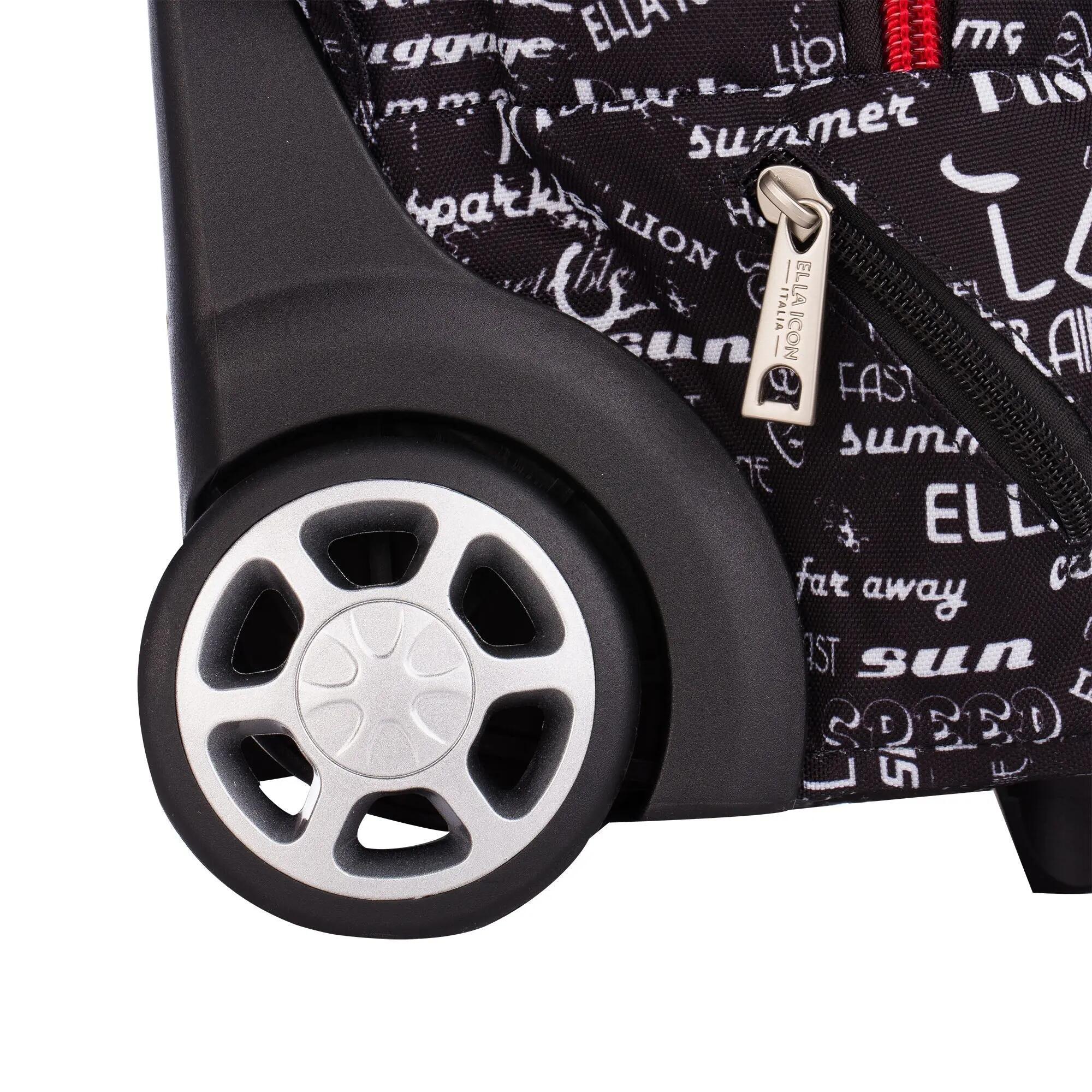 Ella Icon - Rucsac Tip Troler Urban - Negru - 50x35x22 cm 7/11
