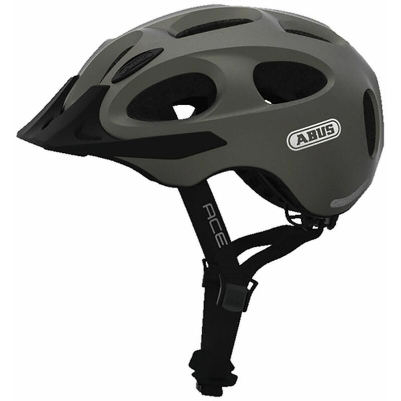 ABUS Casque pour enfants et adolescents "Youn-I Ace", gris