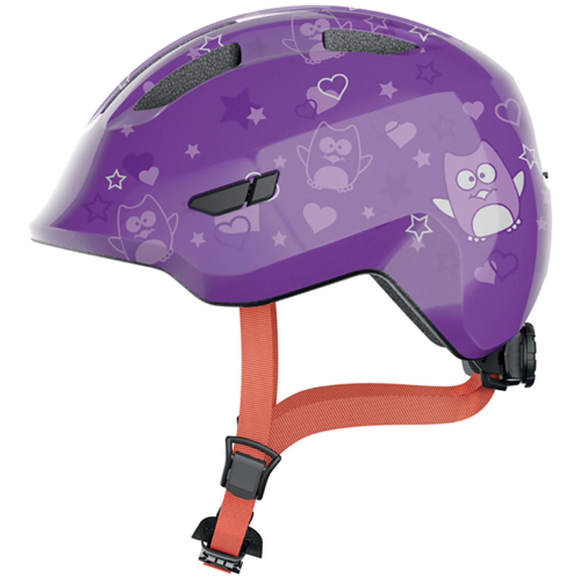 ABUS ABUS Kinderhelm "Smiley 3.0" paarse ster glanzend