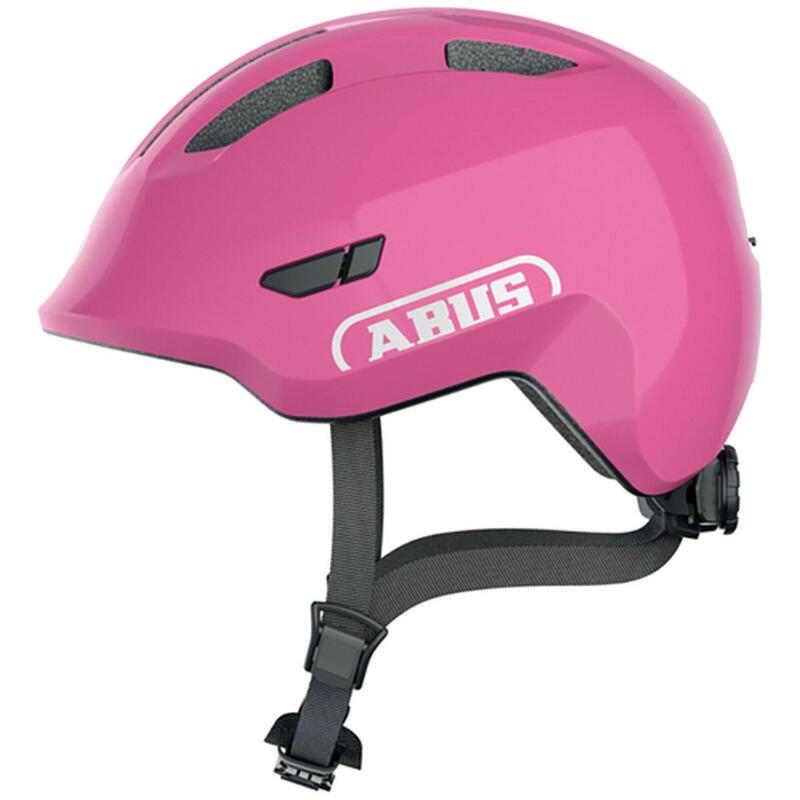 ABUS Kask dziecięcy „Smiley 3.0” błyszczący różowy