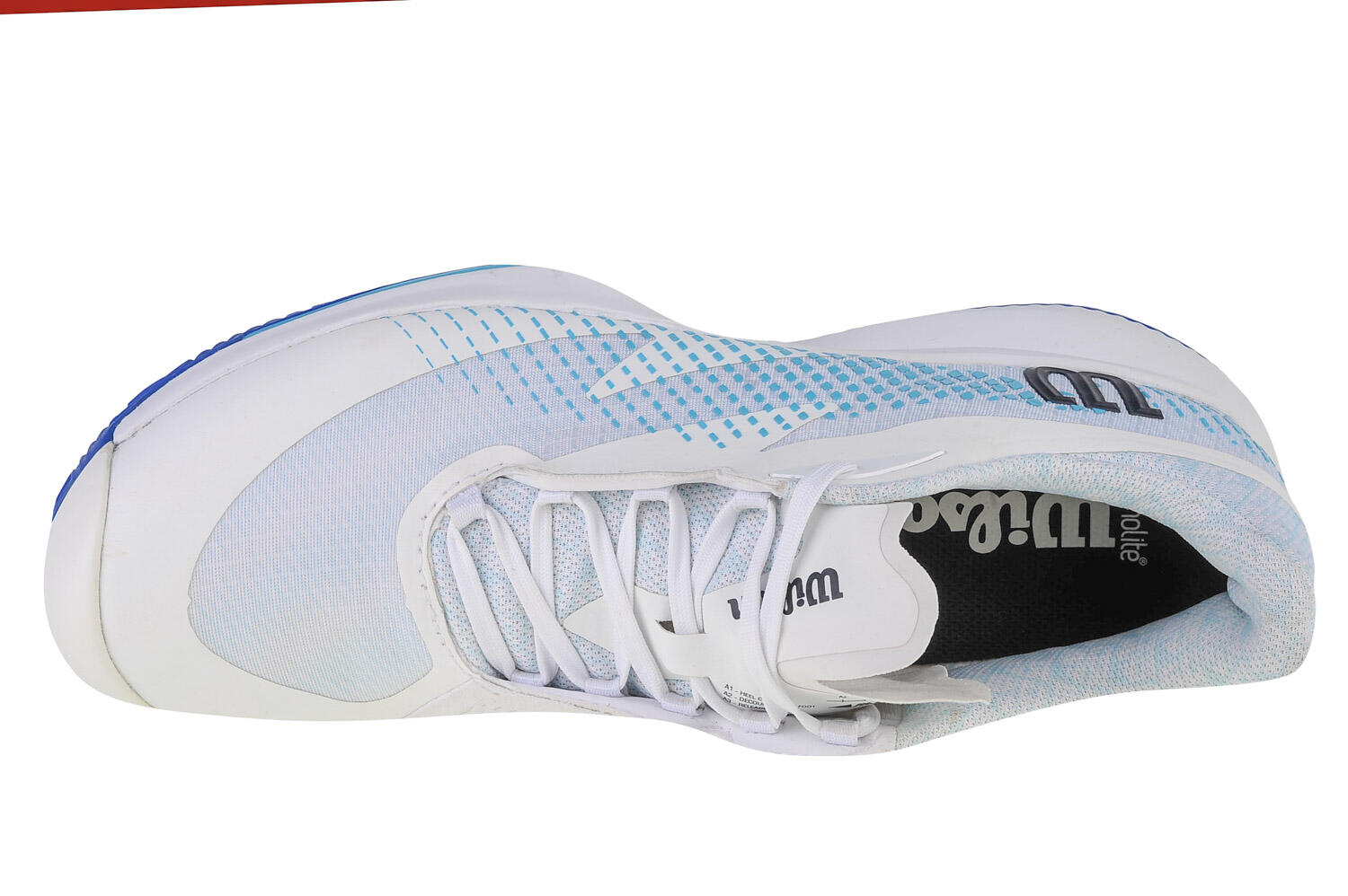 Wilson scarpa da tennis Rush Pro 4.5 per tutte le superfici Bianco/Blu/Giallo - Gran Slam Tennis