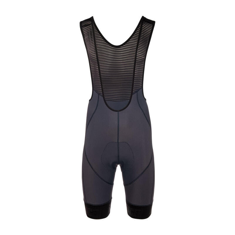 Culotte Ciclismo Hombre Corto Con Tirantes - Gris - Icon