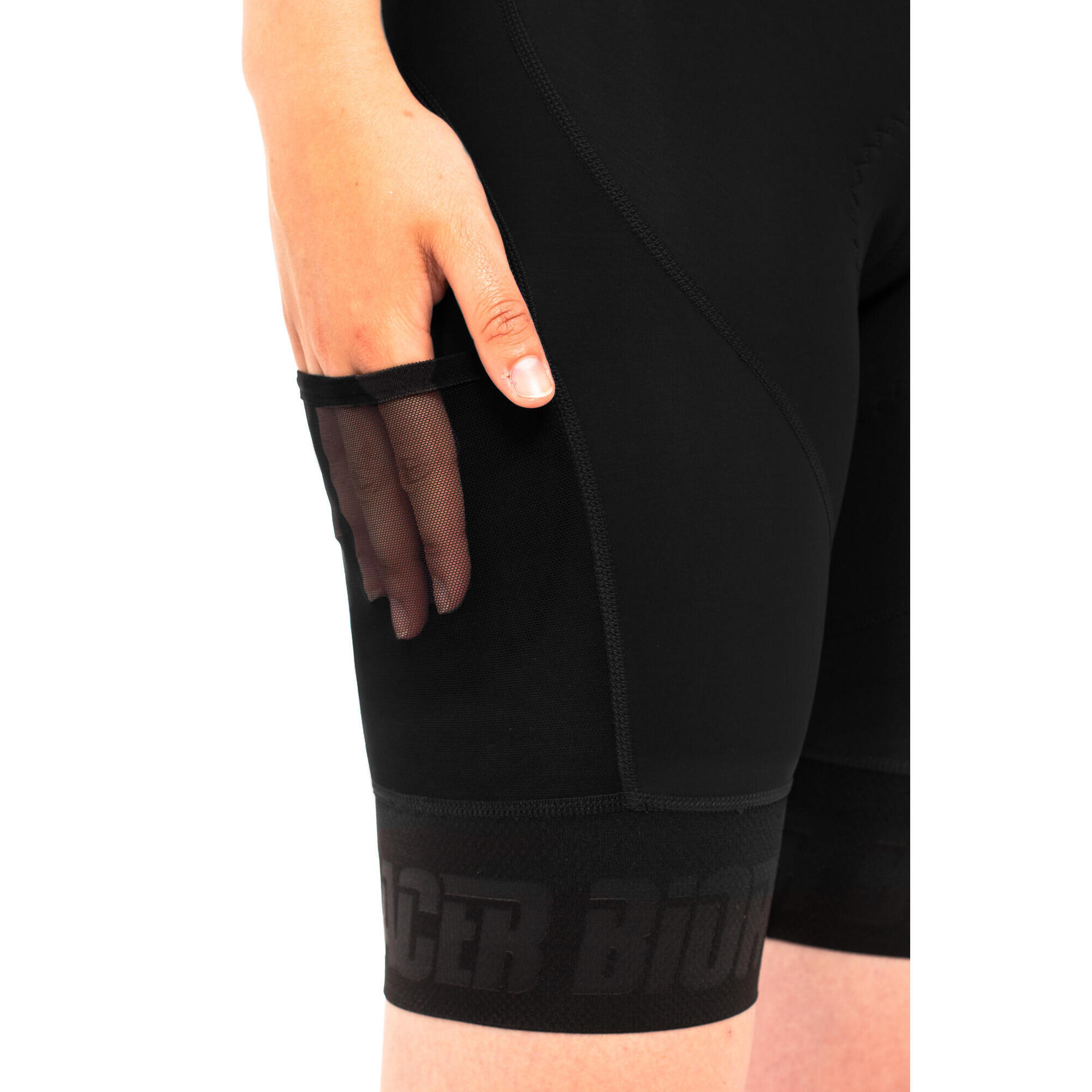 Women's short bib shorts Bioracer Icon Audax