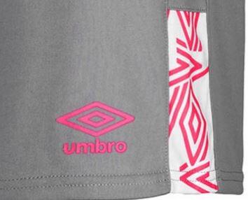 PANTALÓN CORTO UMBRO ROSE GRIS ADULTO 3/3