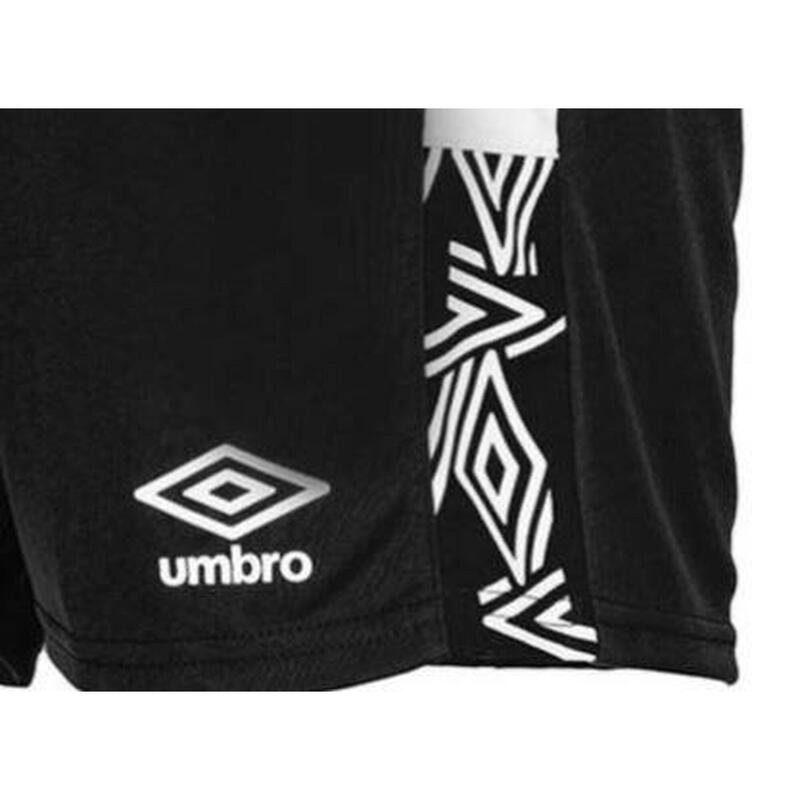 PANTALÓN CORTO UMBRO ROSE NEGRO NIÑO