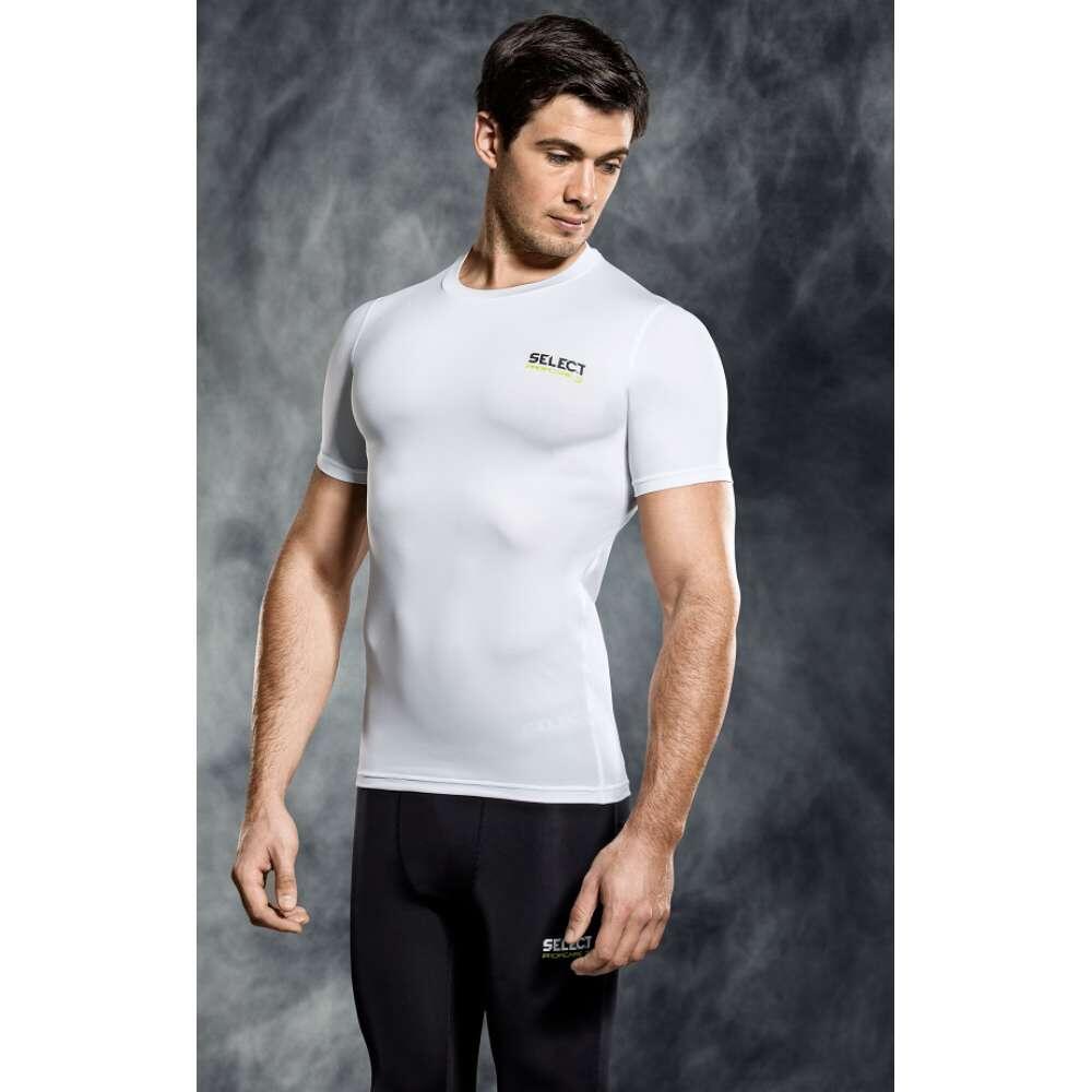 T-Shirt Compressão SELECT 6900 Adulto Branco 2/2
