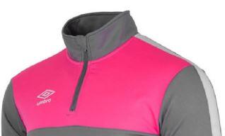 SUDADERA UMBRO COVADONGA GRIS ROSA ADULTO 2/3