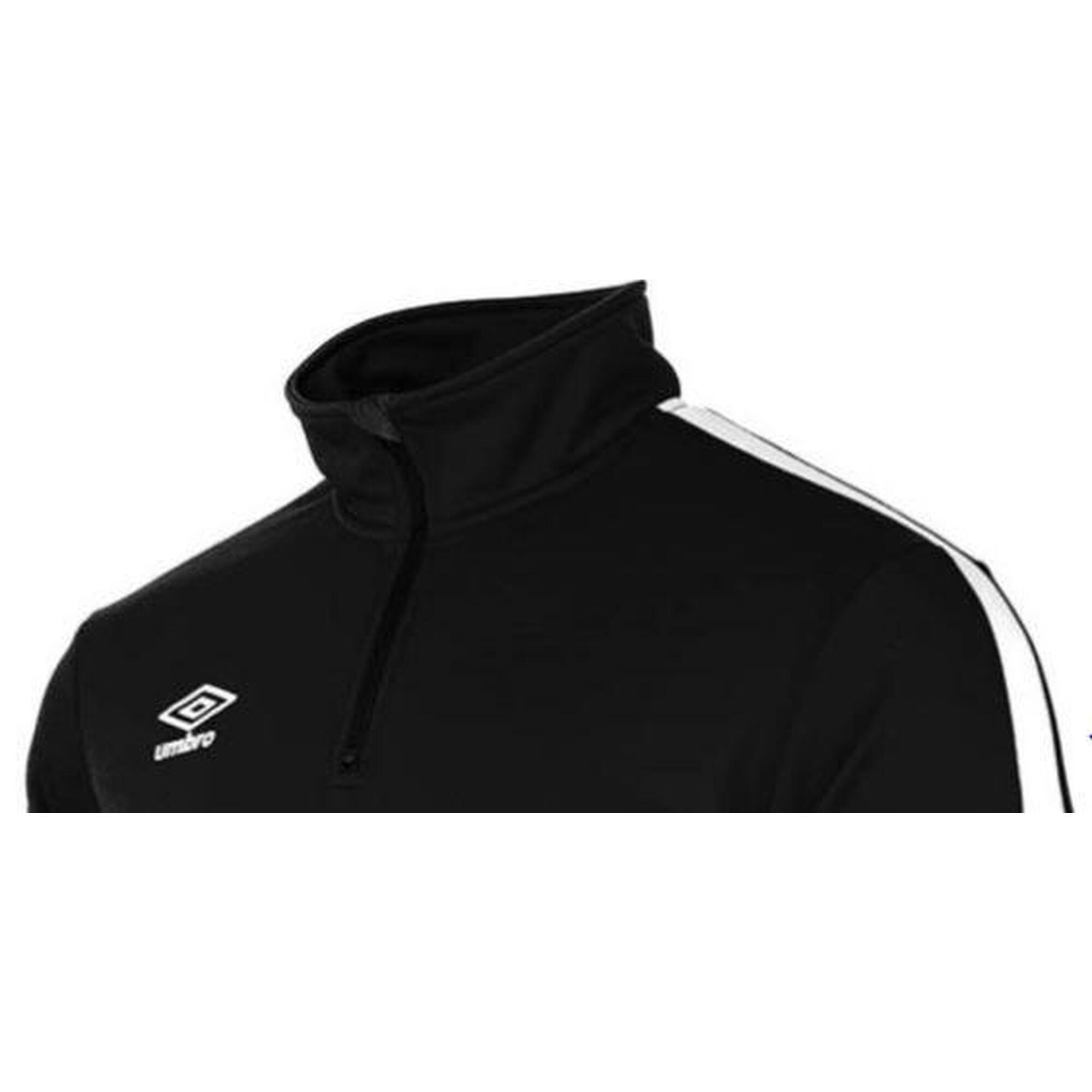SUDADERA UMBRO COVADONGA NEGRA BLANCO ADULTO 3/3