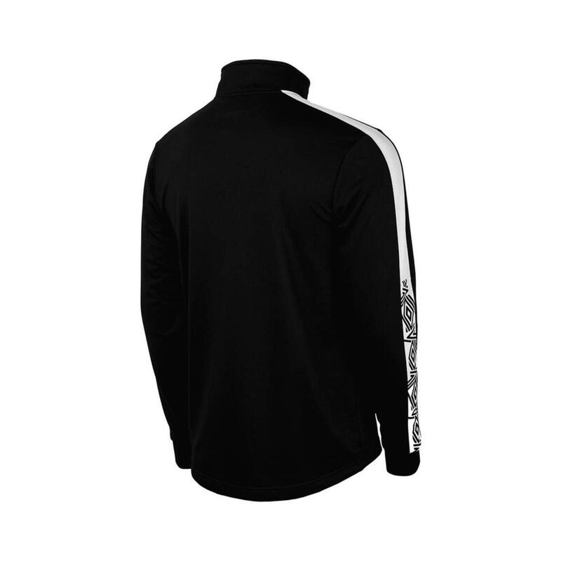 SUDADERA UMBRO COVADONGA NEGRA BLANCO ADULTO