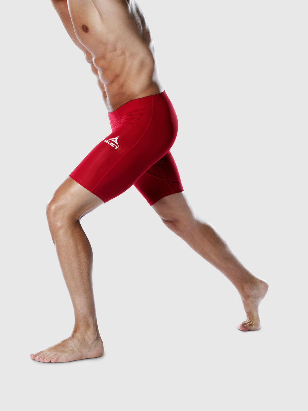 Short de compression SELECT Baselayer Adulte Rouge 2/2