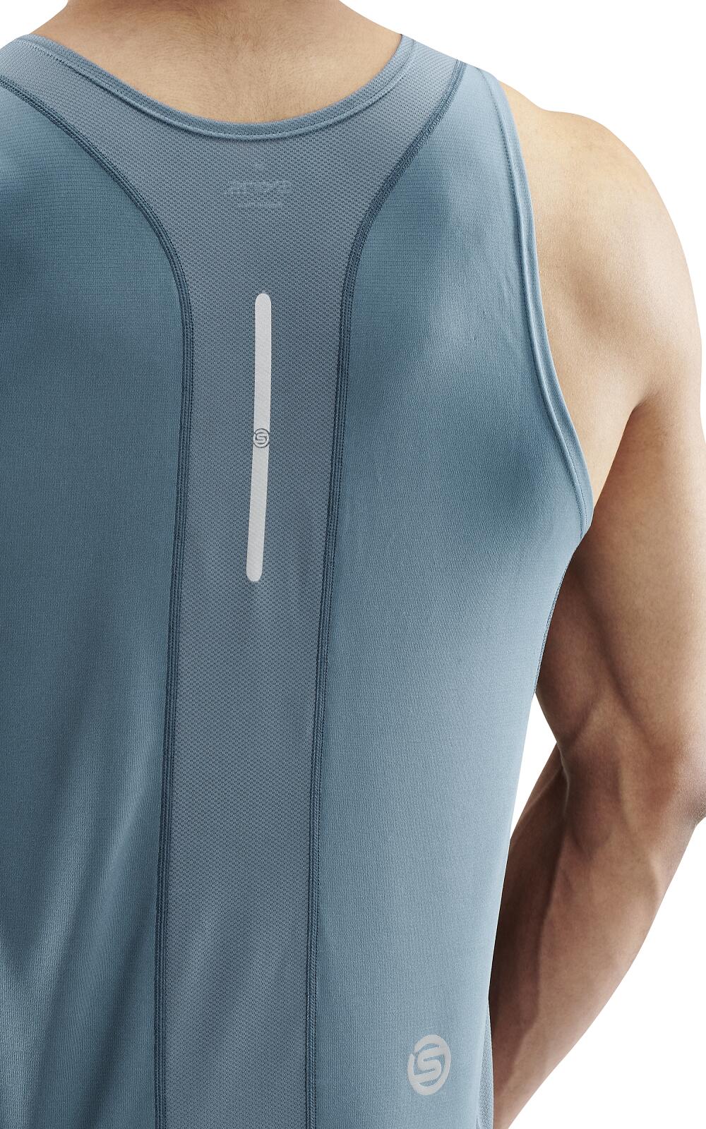 Running Singlet Men's Activewear 3-Series - Blue Grey