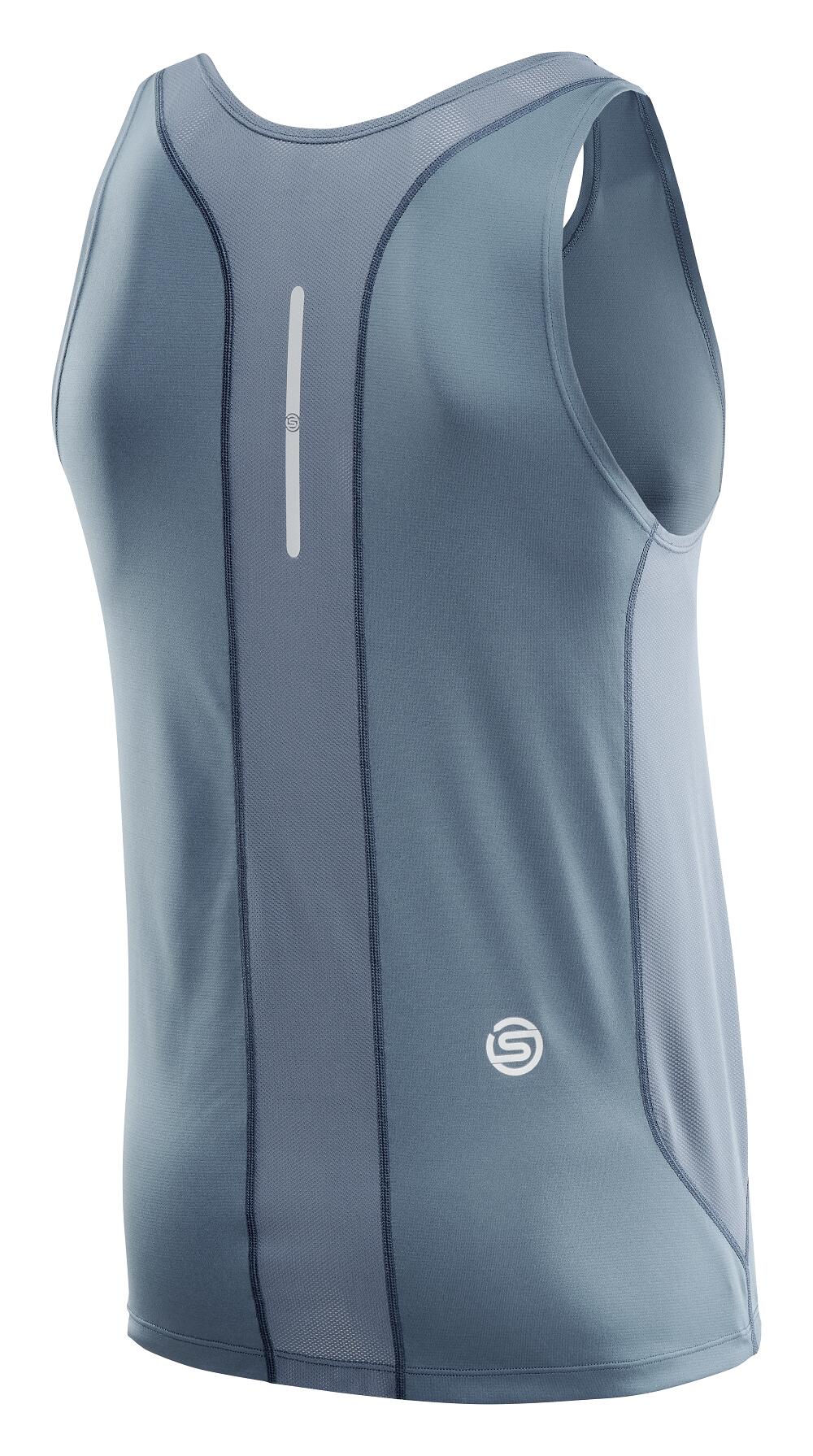 Running Singlet Men's Activewear 3-Series - Blue Grey