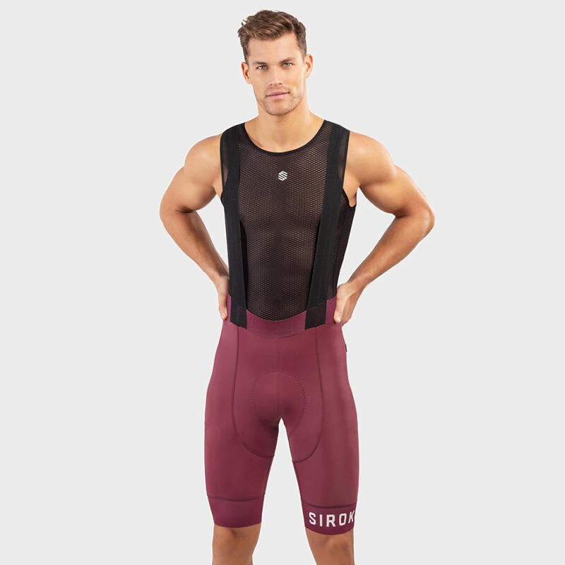 Heren Wielrennen korte fietsbroek BX Bionaz SIROKO Bordeaux