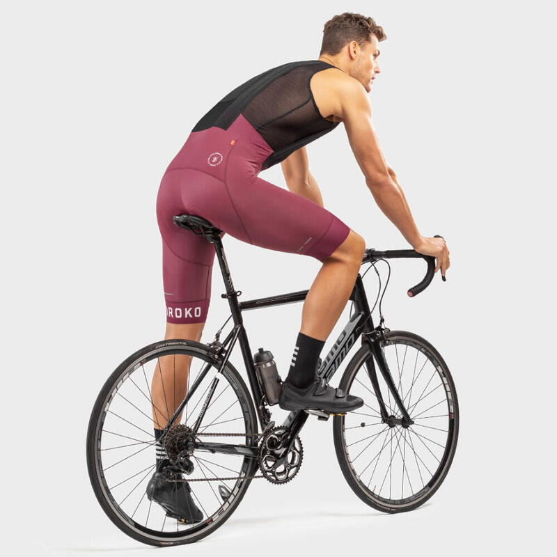 Heren Wielrennen korte fietsbroek BX Bionaz SIROKO Bordeaux