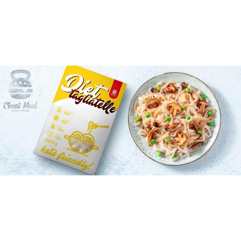 Makaron Konjac Cheat Meal Diet Tagliatelle 400g (300g netto) Bez Glutenu