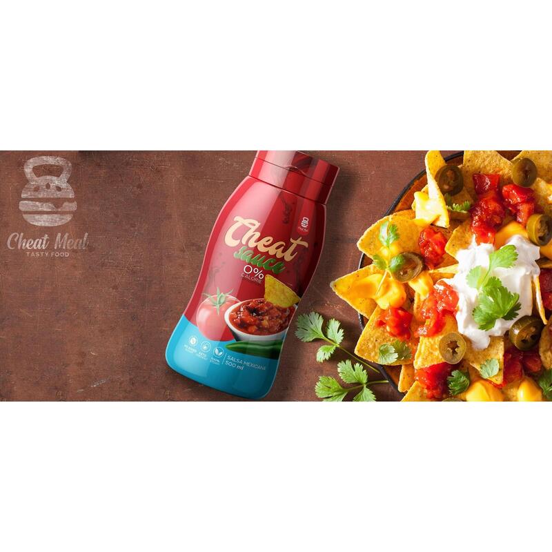 Sos Zero Kalorii Cheat Meal Sauce 0% 500ml Salsa Mexicana Ostry