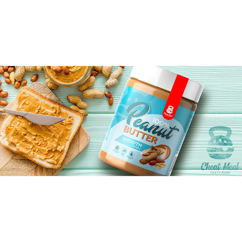 Krem Orzechowy Cheat Meal Peanut Butter Cream 1000g Gładki