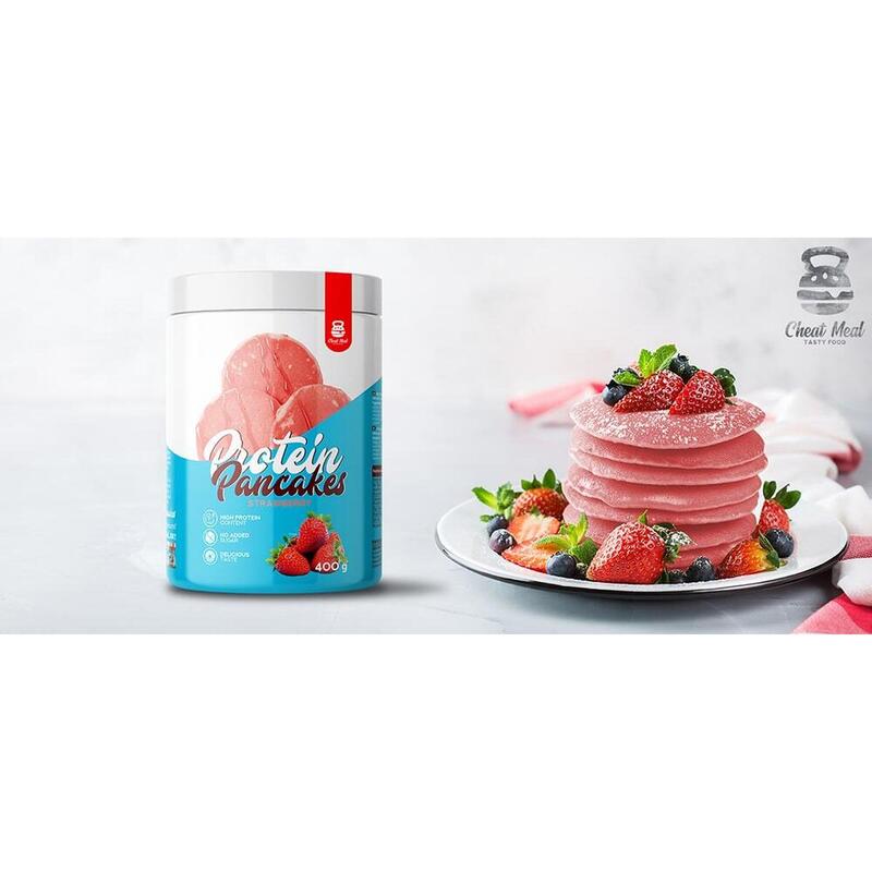 Placki proteinowe Cheat Meal 400g Strawberry wysokobiałkowe