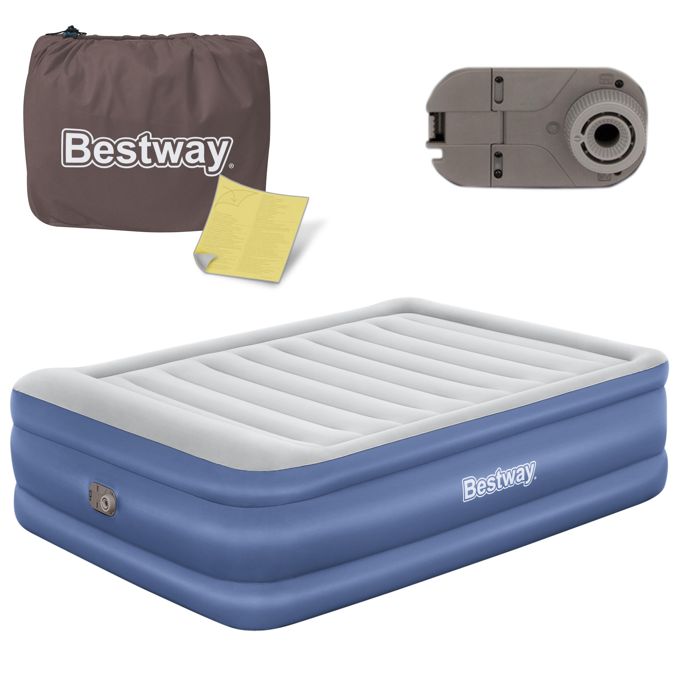 BESTWAY Wandern Luftmatratze mit elektrischer Pumpe - Bestway 67690 navy