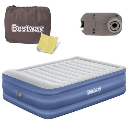 Wandern Luftmatratze mit elektrischer Pumpe - Bestway 67690 navy