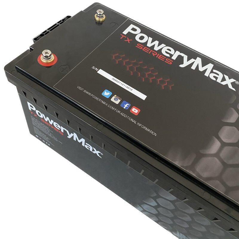 Batteria portatile PoweryMax TX3680Ah. Batteria al litio di ultima generazione.