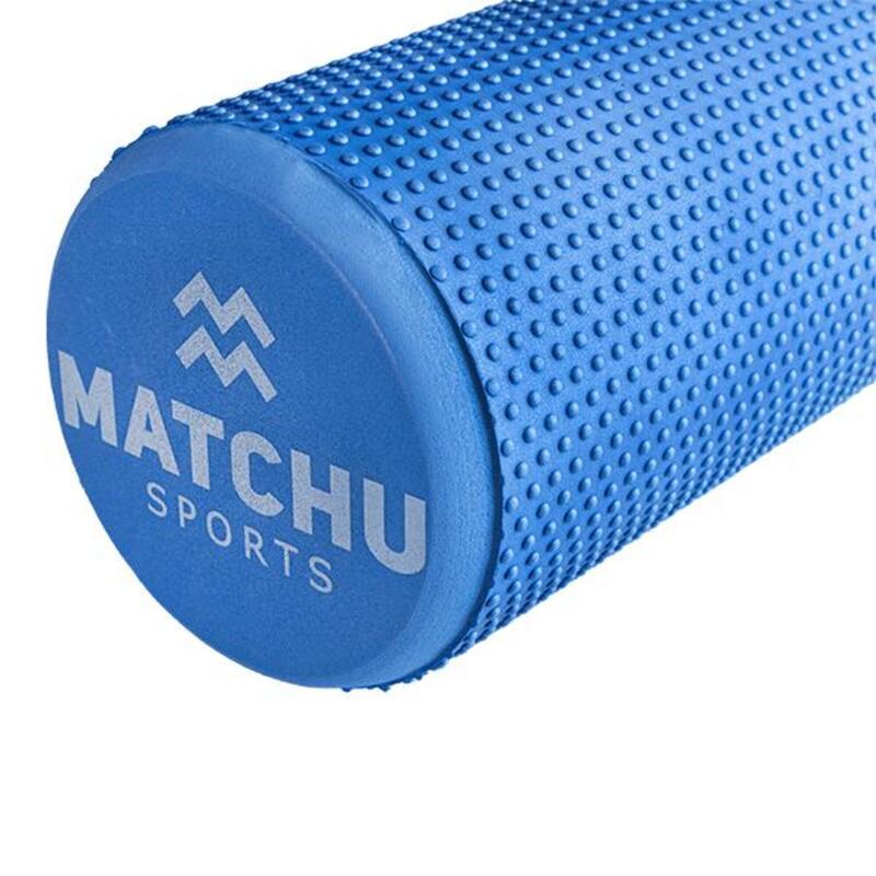 Rouleau de massage pour la mobilité - foam roller 90 CM soft blue