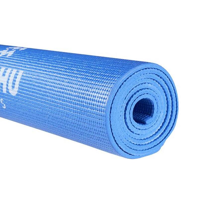 Yogamat blauw 6 MM dik PVC