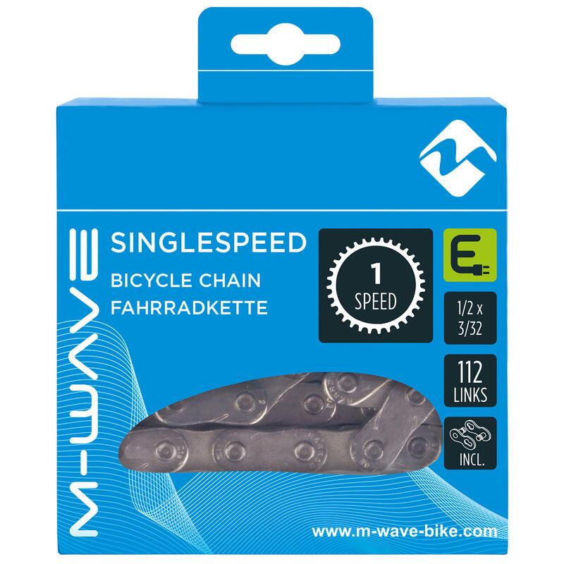 M-WAVE Fahrradkette Singlespeed E, für E-Bikes