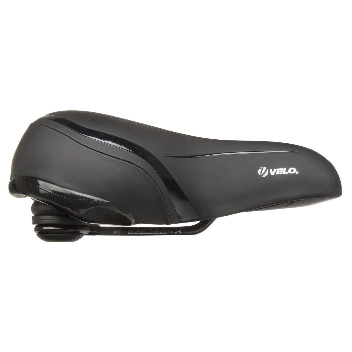 Velo Sattel -Fit TOWNIE, Größe XL Unisex, schwarz 3/5