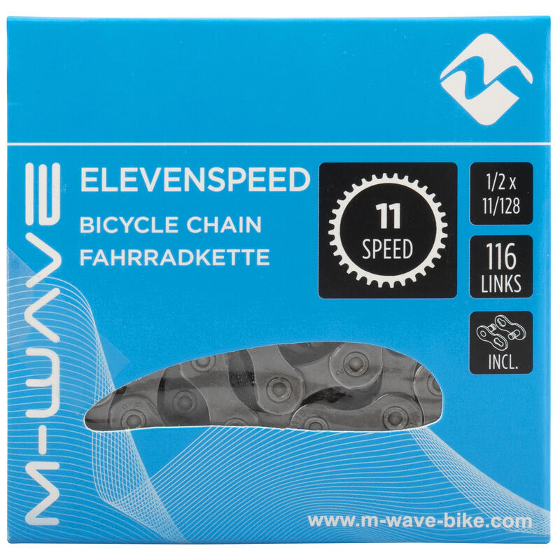 M-WAVE Fahrradkette Elevenspeed, grau