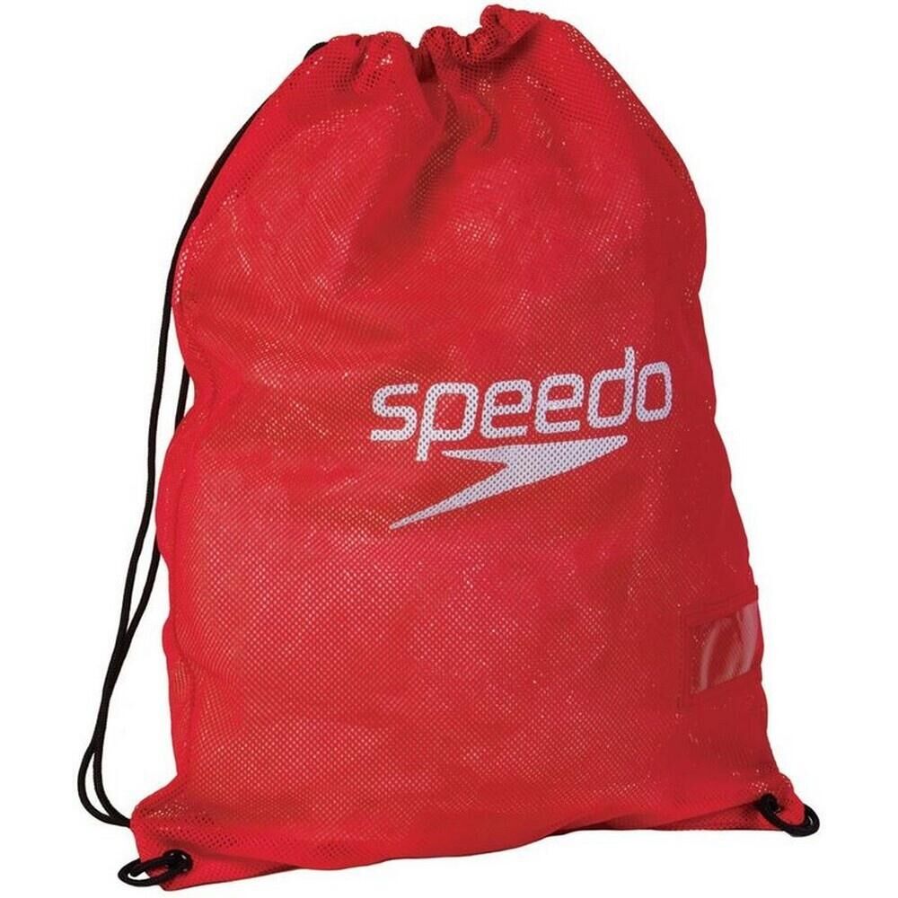 SPEEDO Wet Kit Mesh Drawstring Bag (Red)