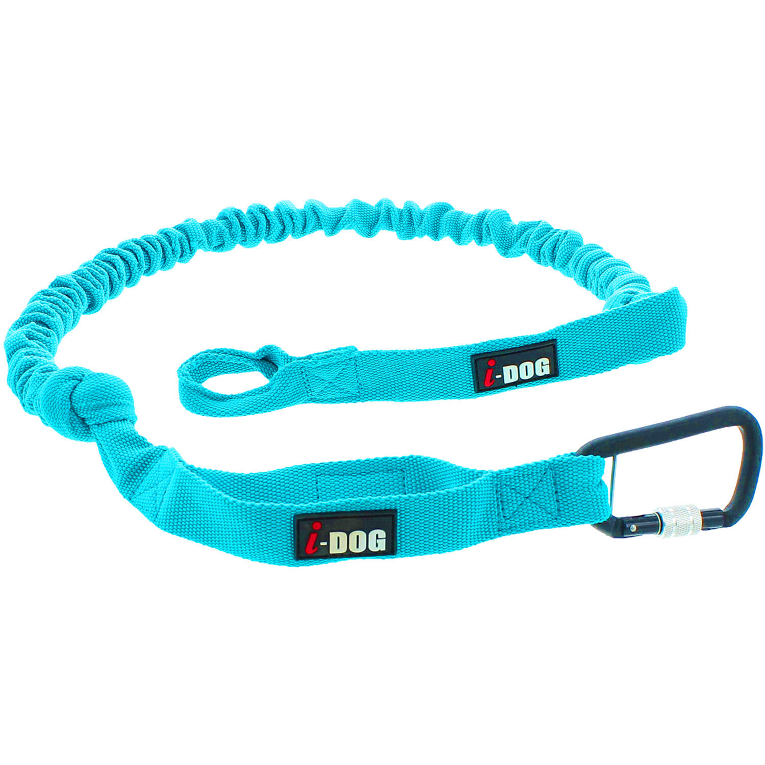 I-dog - Longe De Traction Opale 190cm Small Dog Pour Courir Avec Son Chien Canicross - Laisse - Bleu - 190 Cm - Decathlon