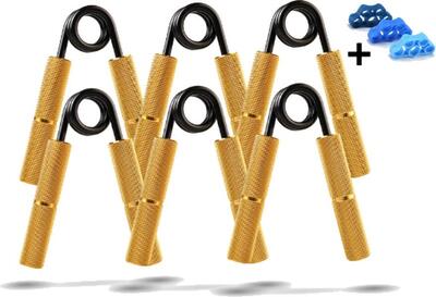 Handknijper 6-delige premium set level 1-6 (23-135kg) - knijphalter