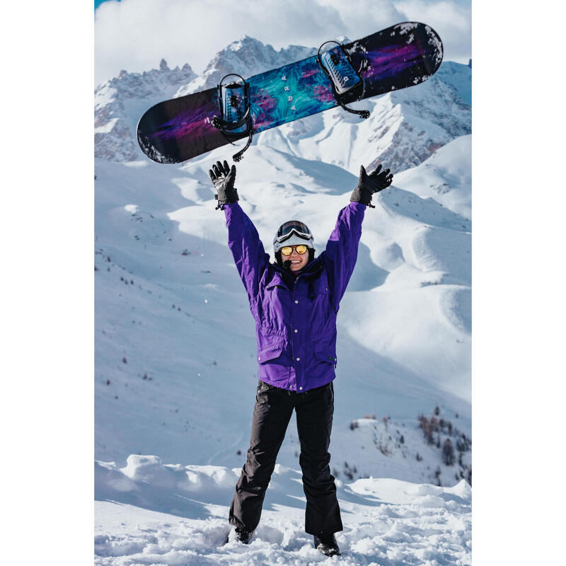 Dames Snowboard Aura Zwart/Paars/Blauw