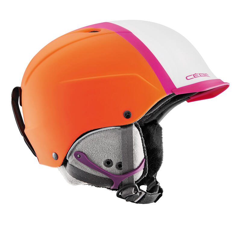 Casca schi CEBE CONTEST VISOR PRO Matte Orange Purple Pink