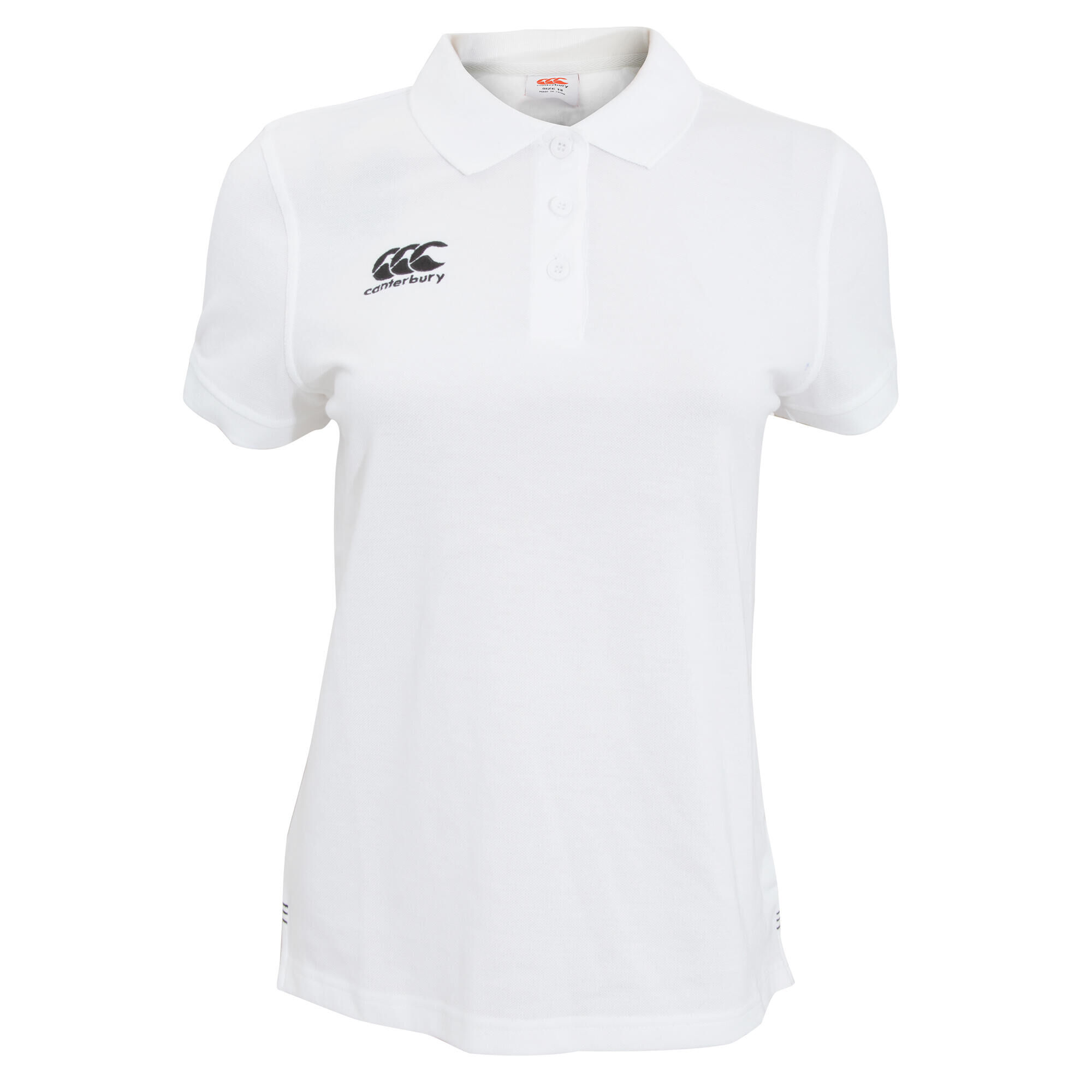 CANTERBURY Womens/Ladies Waimak Short Sleeve Pique Polo Shirt (White)