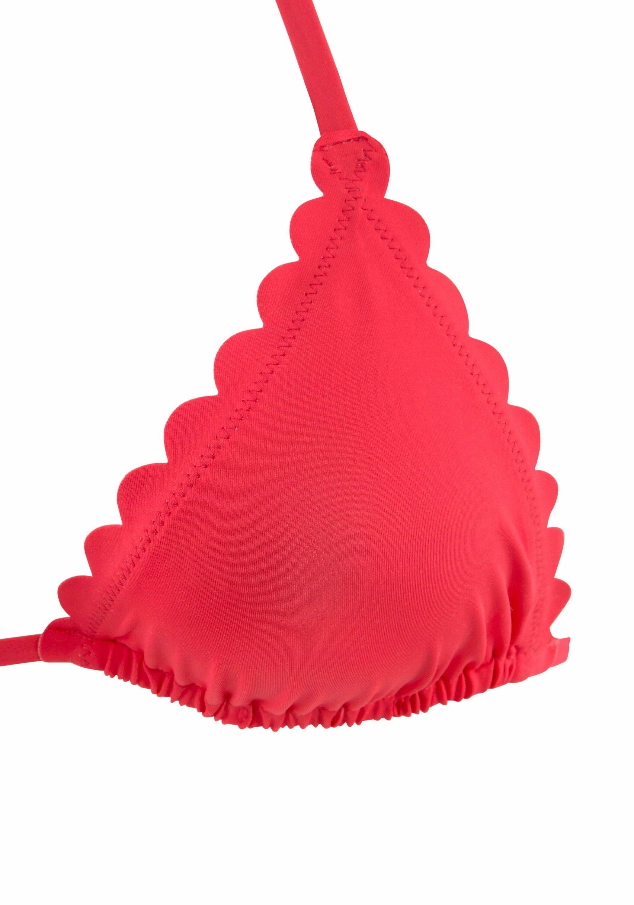 Damen LASCANA Triangel-Bikini-Top »Scallop« 3/5