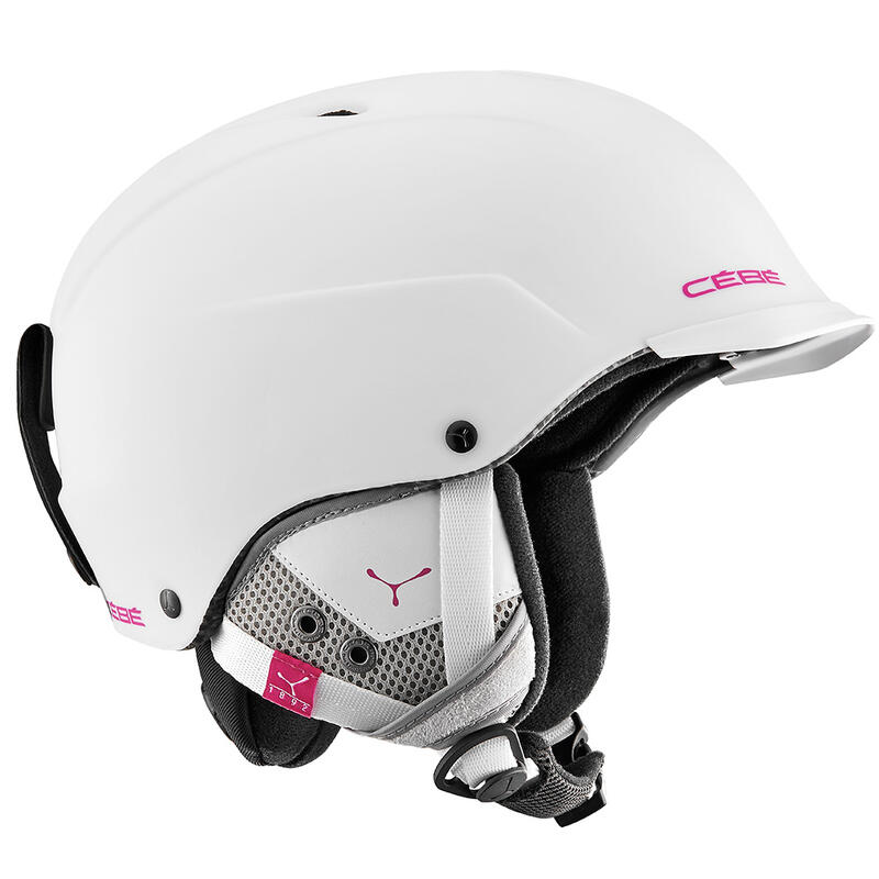 Casca schi CEBE CONTEST VISOR Matte White Purple