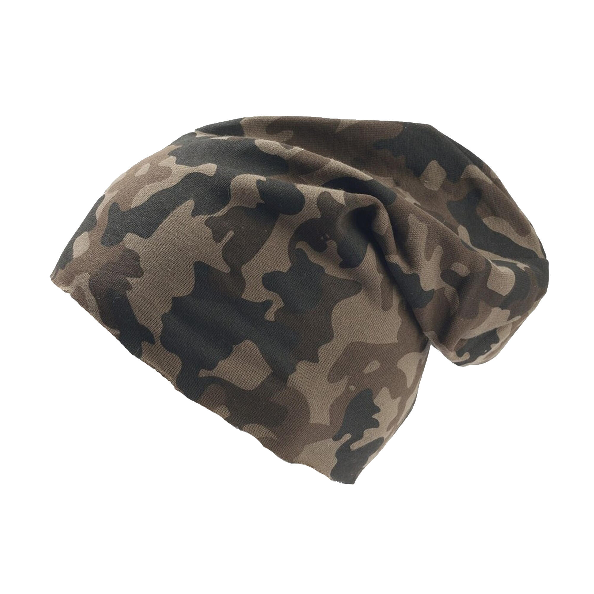 ATLANTIS Brooklin Raw Edge Jersey Beanie (Camouflage)