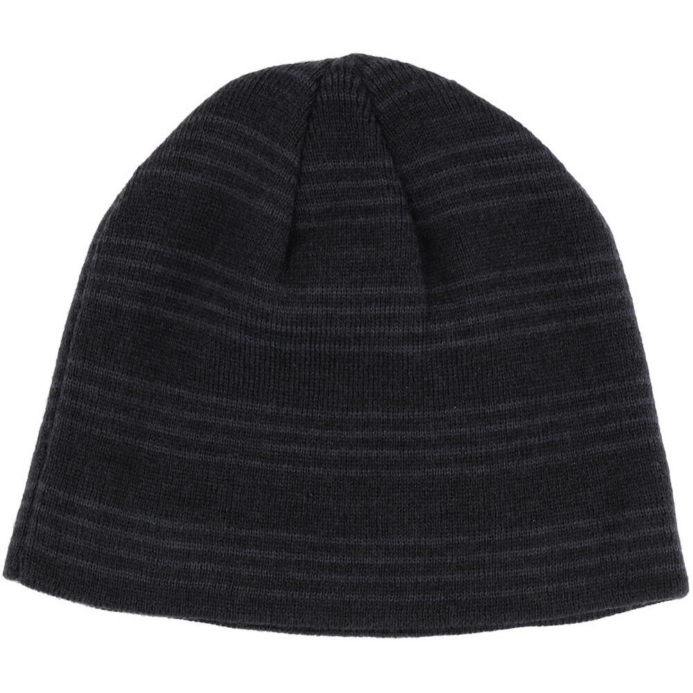 Team Mens Winter Beanie Hat (Black/White) 2/3