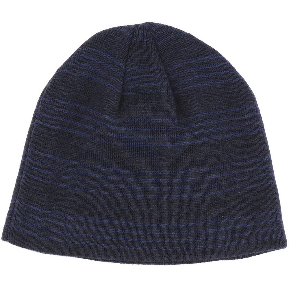 Team Mens Winter Beanie Hat (Navy/White) 2/4