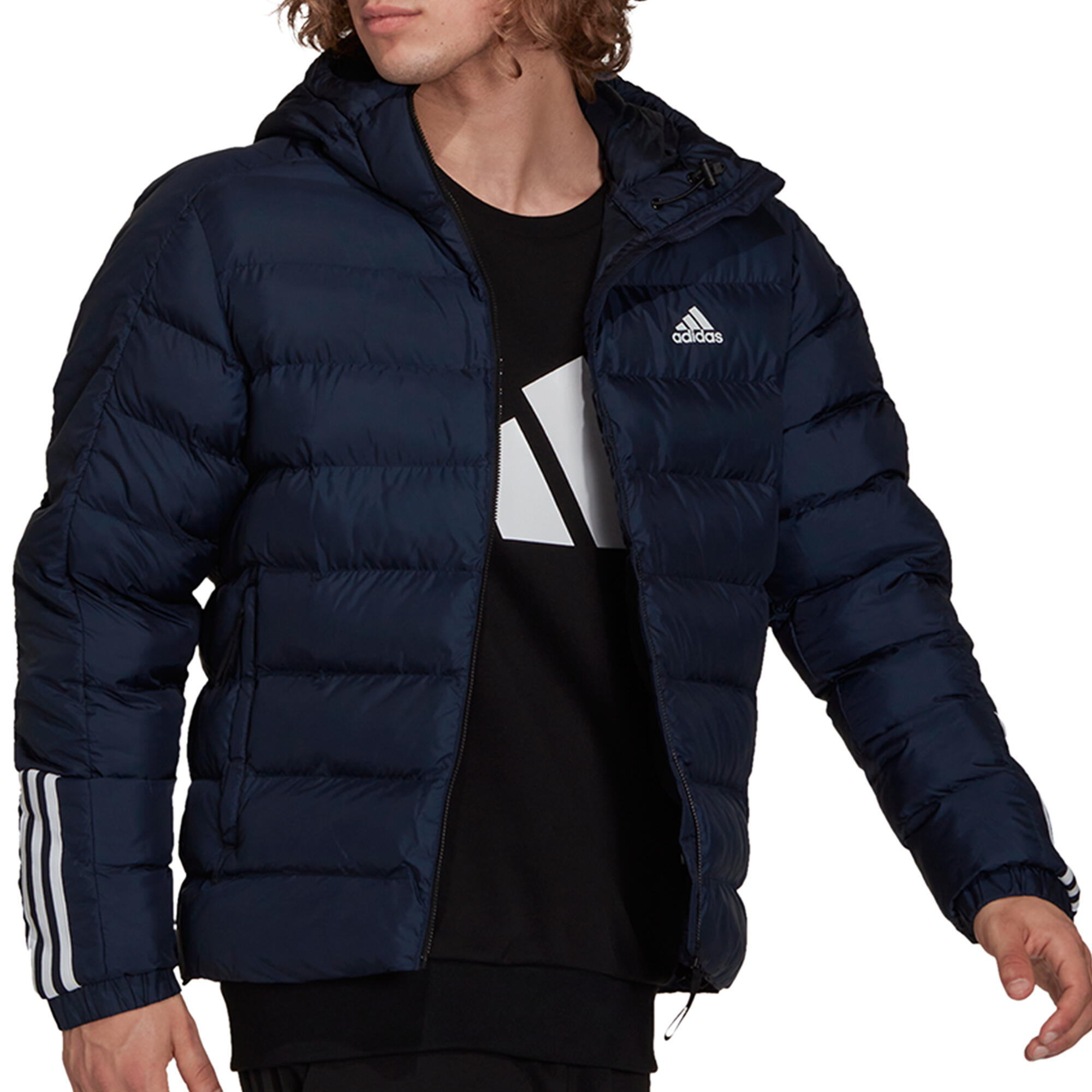 Windjacke Itavic 3 Stripes Midweight Hooded Jacket ADIDAS