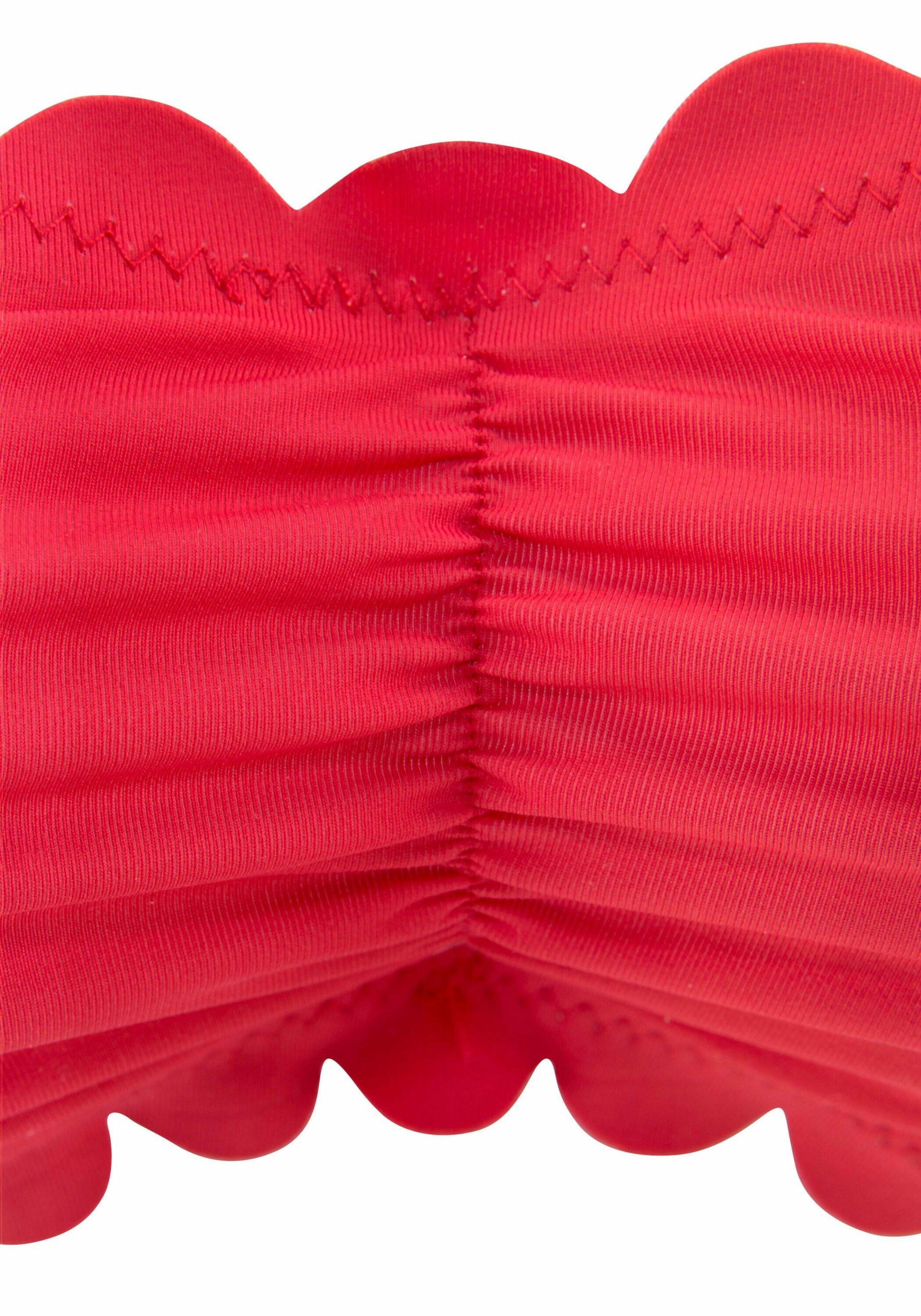 Damen LASCANA Bandeau-Bikini-Top »Scallop« 3/5
