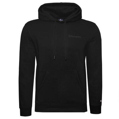 Champion sweatshirt met capuchon zwart volwassenen