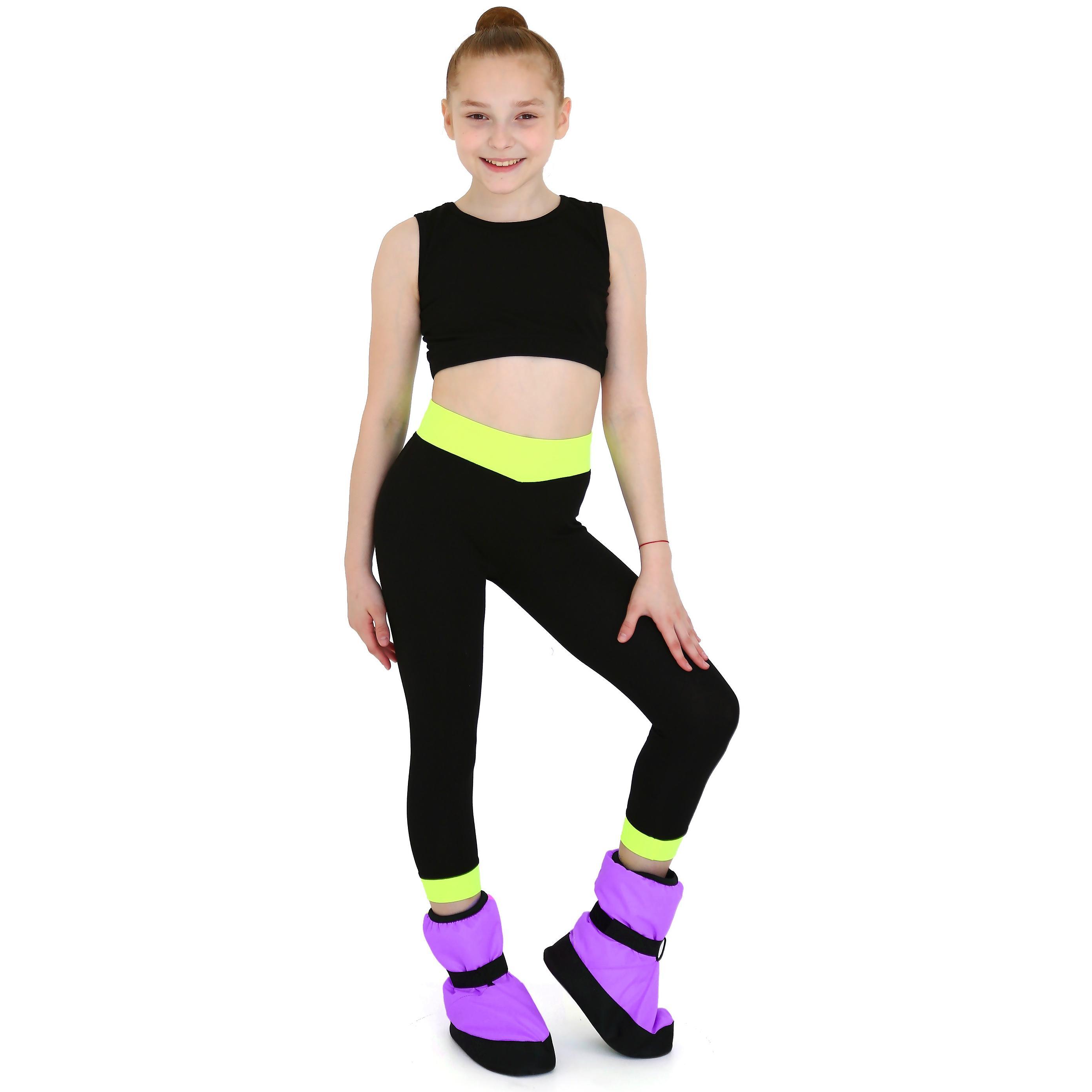 Indigo Sports - Warm Up Bootie Pour Réchauffement Pour Gymnastique Rhytmique Et Danse Indigo - Chaussures De Sport - Violet - 26/29 - Decathlon